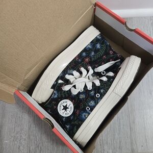 Converse Floral High-Top Sneakers